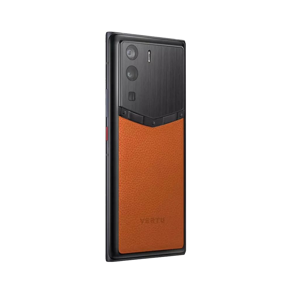 METAVERTU Frameless Calfskin 5G Web3 Phone - Orange