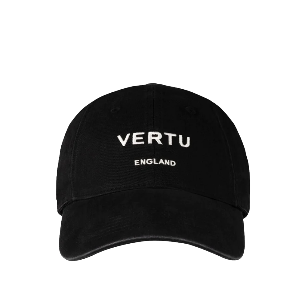 Folded-Linked V Adjustable Cotton Classic Baseball Cap - Black