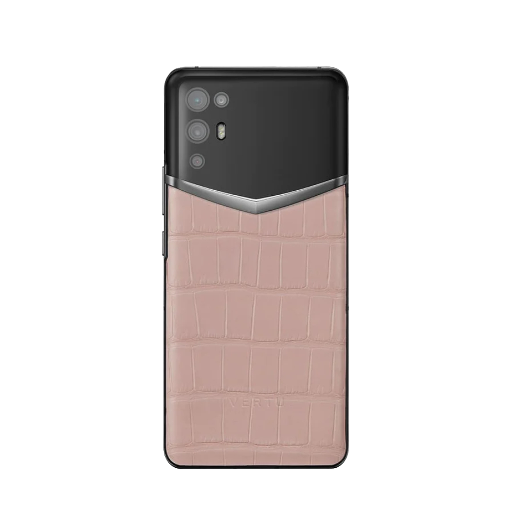 iVERTU Alligator Skin 5G Phone - Sakura Pink