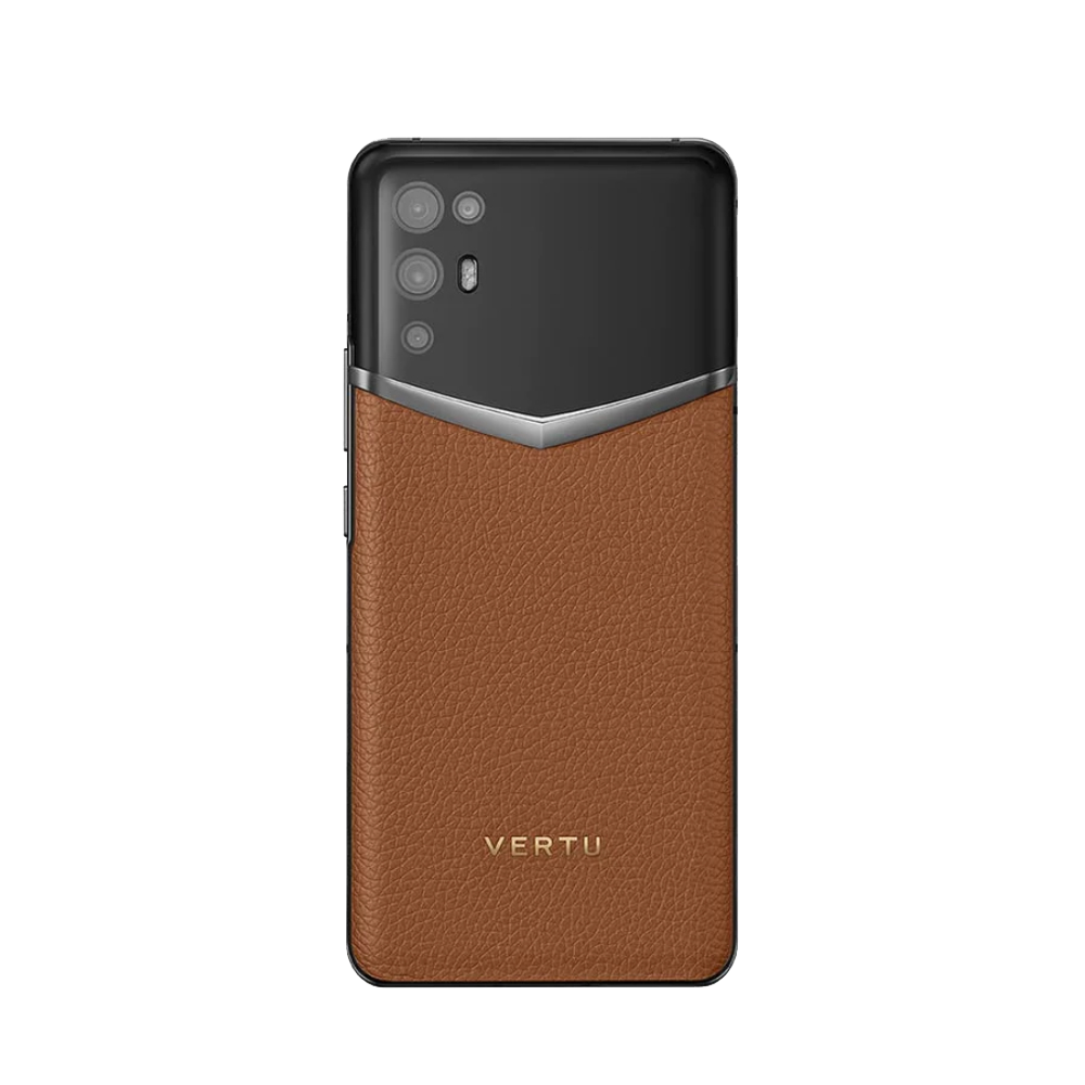 iVERTU Calfskin 5G Phone - Ochre Brown