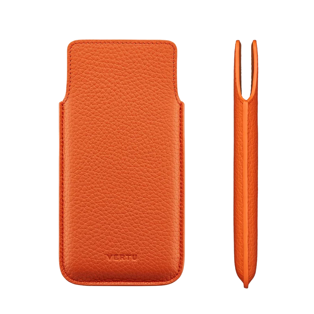 METAVERTU  & iVERTU Calf Leather Slip Phone Case - Multicolor