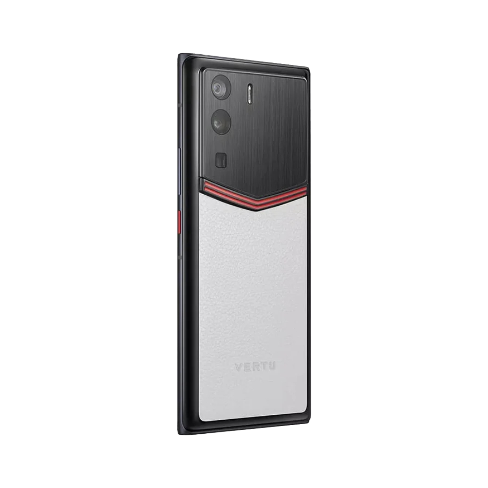 METAVERTU Enameled Calfskin 5G Web3 Phone - White